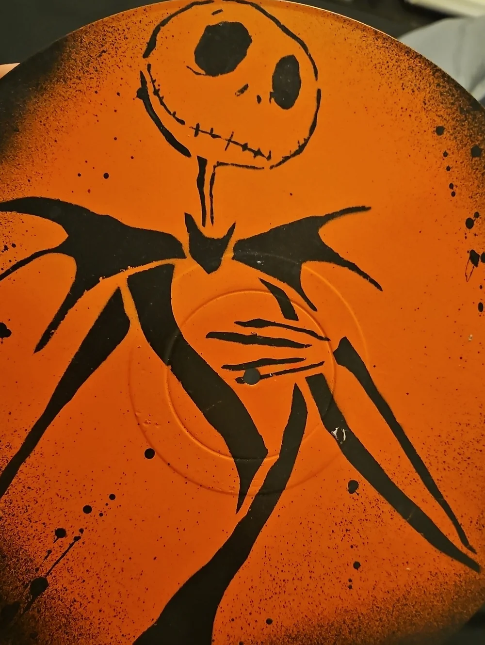 Nightmare Before Christmas Art Record Piece from Rainbow Alternative